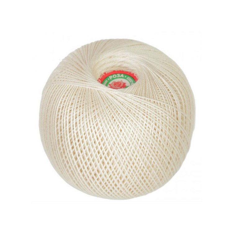 Пряжа ПНК им.Кирова Роза (0103), кремовый, 5 шт. по 50 г — картинка 3