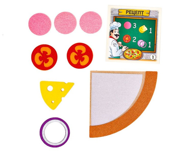 Игровой набор из фетра «Пицца» — картинка 4