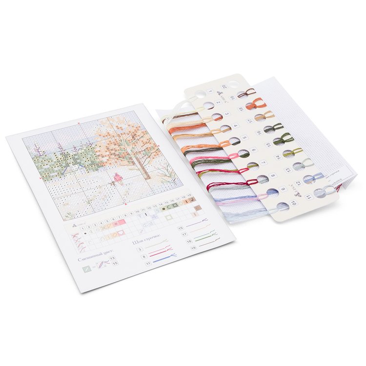 Набор для вышивания «Наступила зима. Дорога домой» — картинка 3