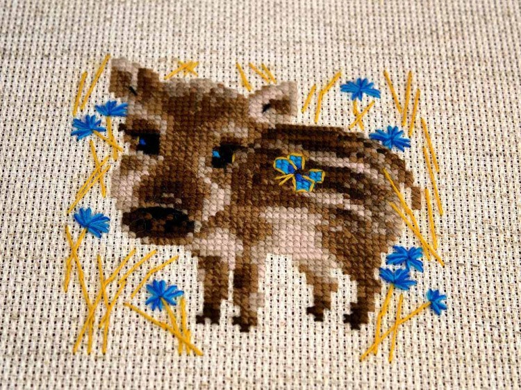 Набор для вышивания «Маленький кабанчик» — картинка 3