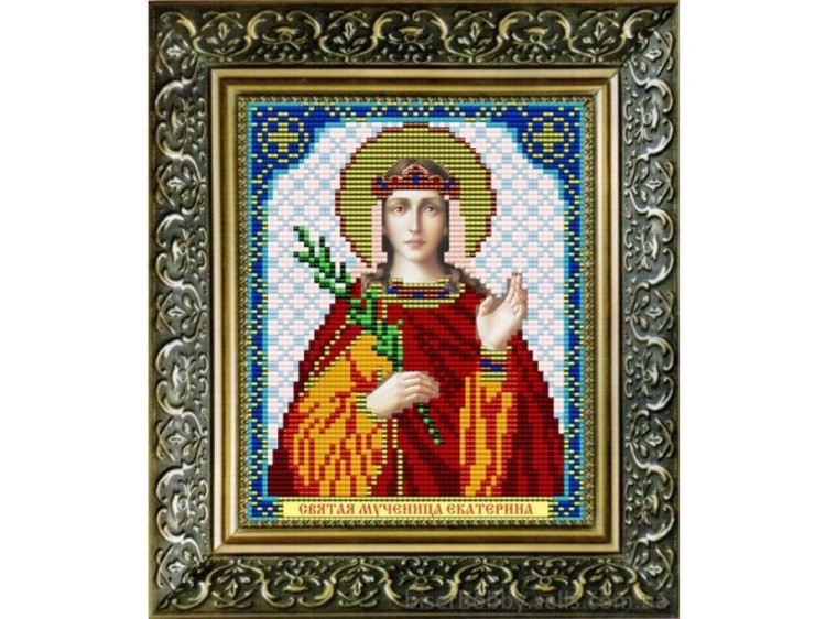 Рисунок на ткани «Святая Мученица Екатерина»
