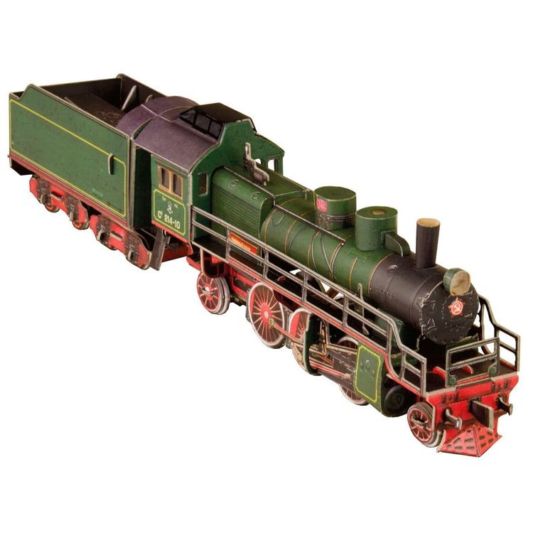 Сборная модель из картона «Паровоз СУ 214» — картинка 2