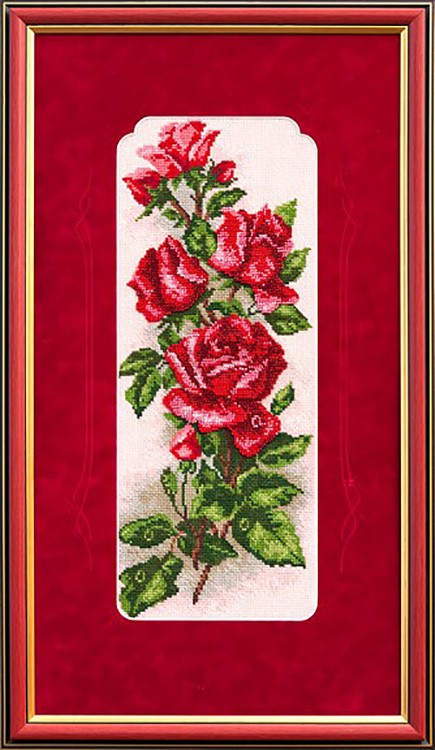 Набор для вышивания «Алые розы» — картинка 2