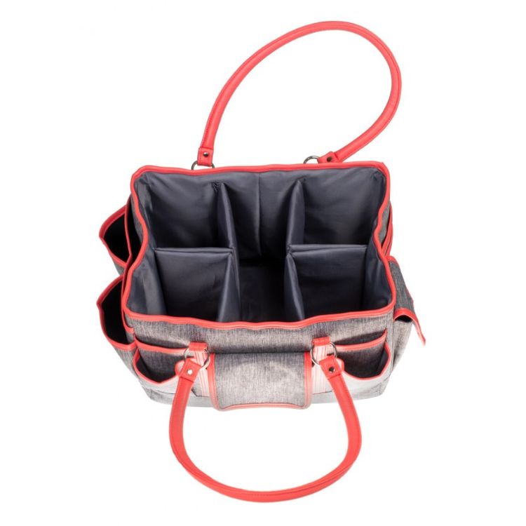 Сумка для рукоделия 29х25х24 см, цвет: серый — картинка 5