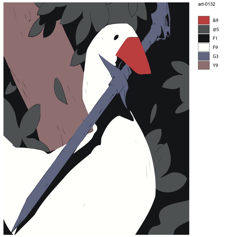 Картина по номерам «Отважный гусь с мечом, мемы 40x50» — картинка 2