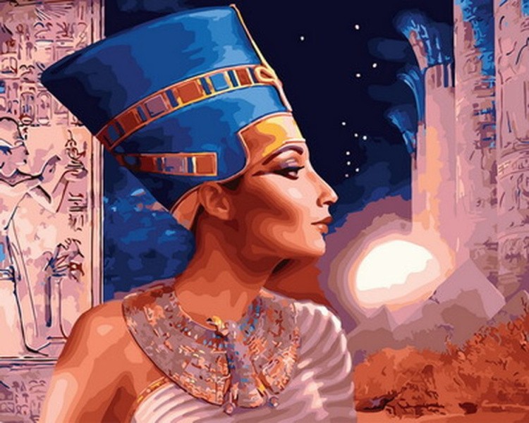 Картина по номерам «Нефертити»
