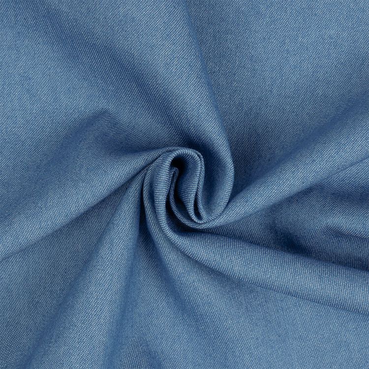 Ткань Джинс, 1 м х 150 см, 115 г/м², цвет: голубой, TBY