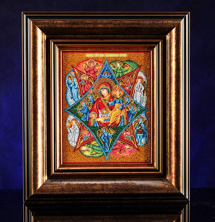 Набор вышивки бисером «Богородица Неопалимая Купина» — картинка 3