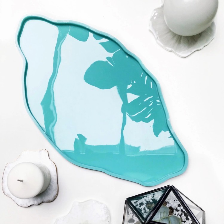 Силиконовый молд в виде среза камня - сырная тарелка, модель№6, Craftsmen.store — картинка 2