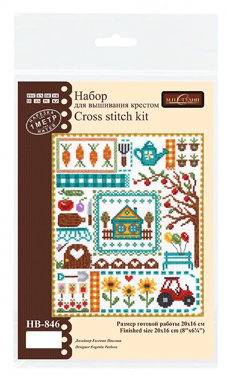 Набор для вышивания «Семплер. На любимой даче» — картинка 6