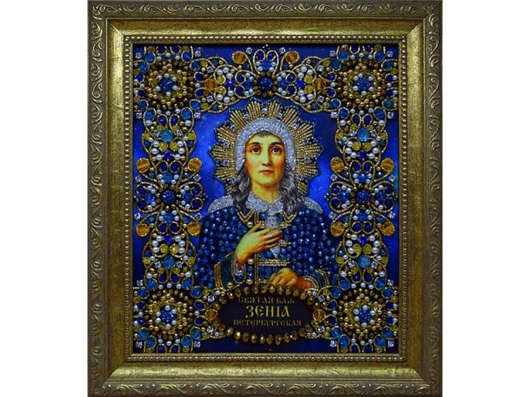Набор вышивки хрустальными камнями «Святая Ксения» — картинка 2