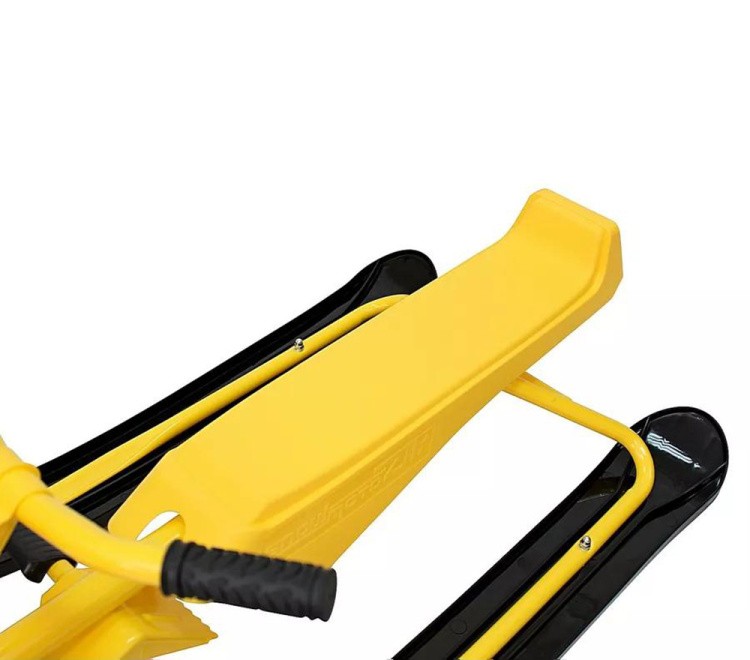 Снегокат детский Миньон жёлтый — картинка 8