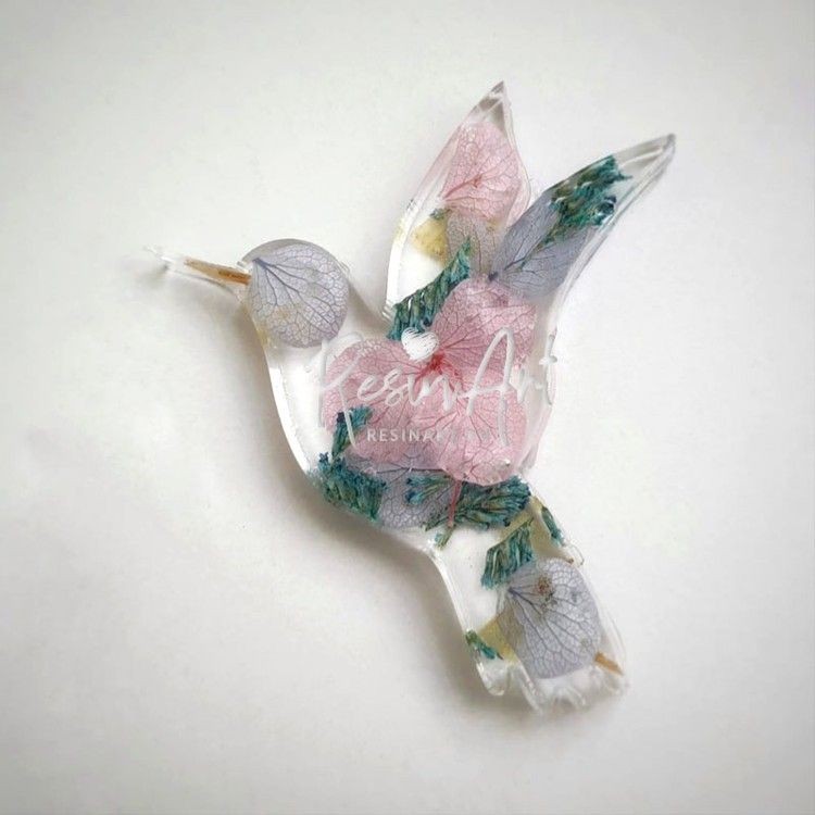 Молд силиконовый Колибри, ResinArt — картинка 2