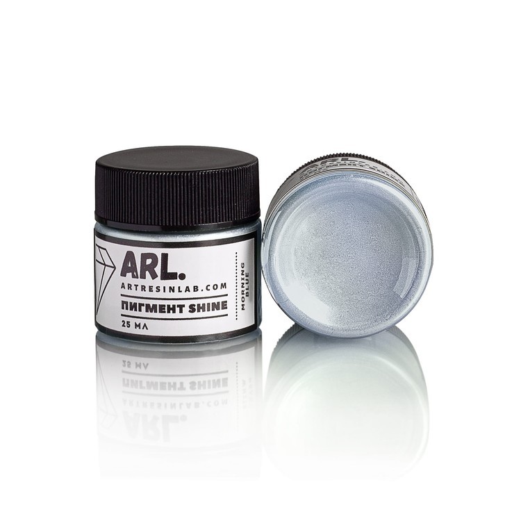 Пигмент SHINE MORNING BLUE, утренний голубой 25 мл, Art Resin LAB — картинка 2