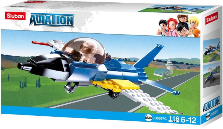 Конструктор «Авиация. Самолет», 116 деталей — картинка 2