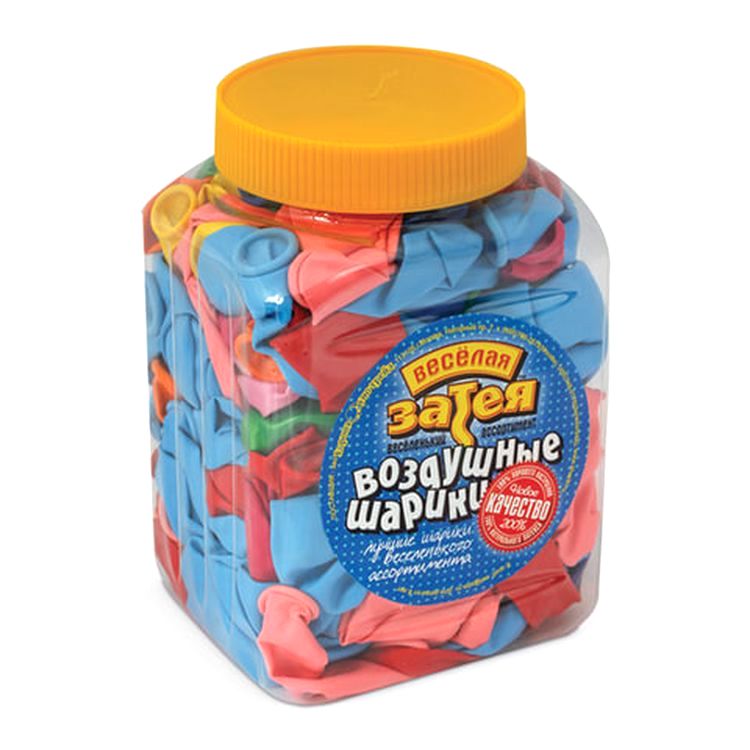 Шары воздушные 10&quot; (25 см), комплект 200 шт., 14 цветов — картинка 2