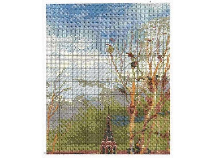 Набор для вышивания «Грачи прилетели» — картинка 2