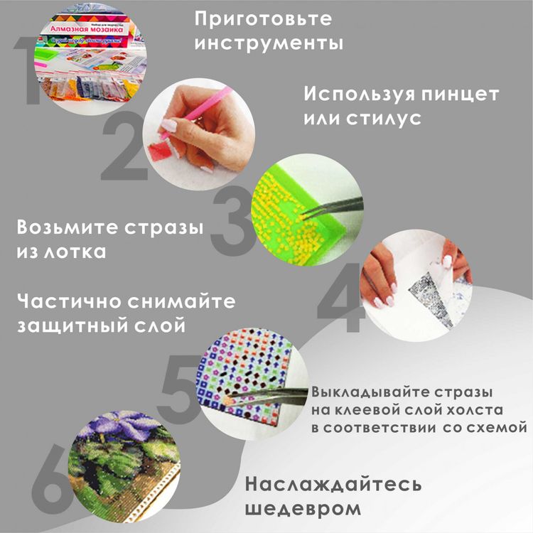 Алмазная вышивка «Любовное гнездышко» — картинка 3