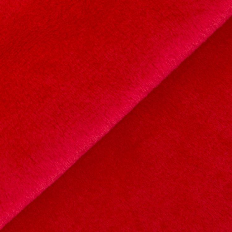 Плюш PEV, 48x48 см, 273 г/м2, 100% полиэстер, цвет: 06 красный/red, Peppy