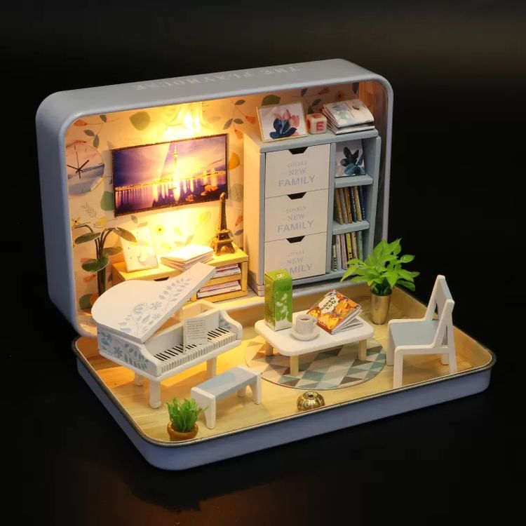 Сборная модель (румбокс) в мини-шкатулке «Парижские каникулы» — картинка 2