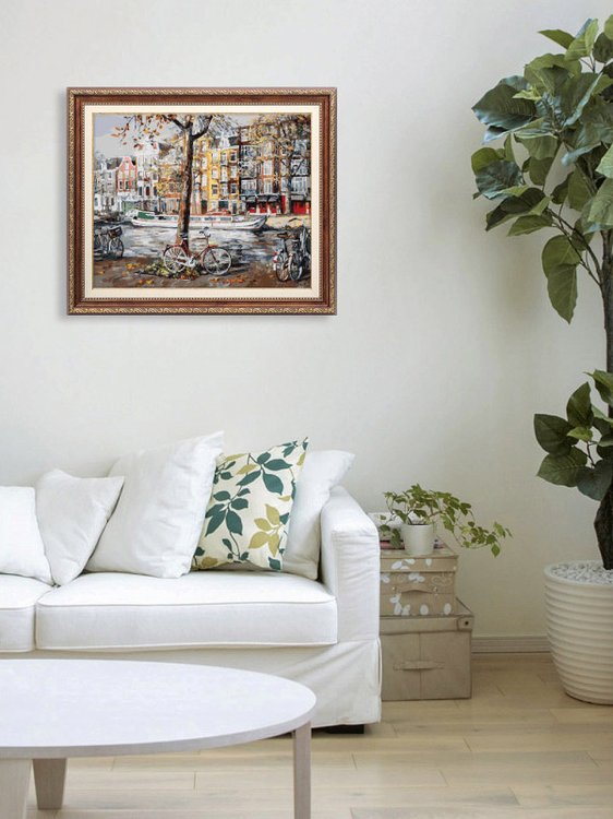 Картина по номерам «Осенний Амстердам» — картинка 7