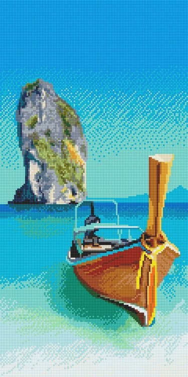 Алмазная вышивка «Тропический рай» — картинка 2