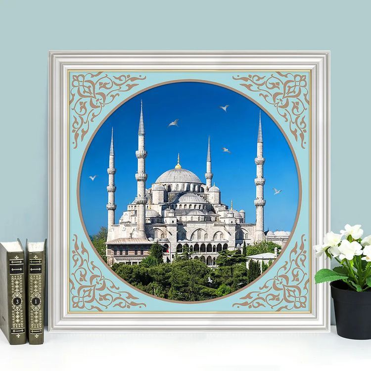 Алмазная вышивка «Голубая Мечеть в Стамбуле» — картинка 4