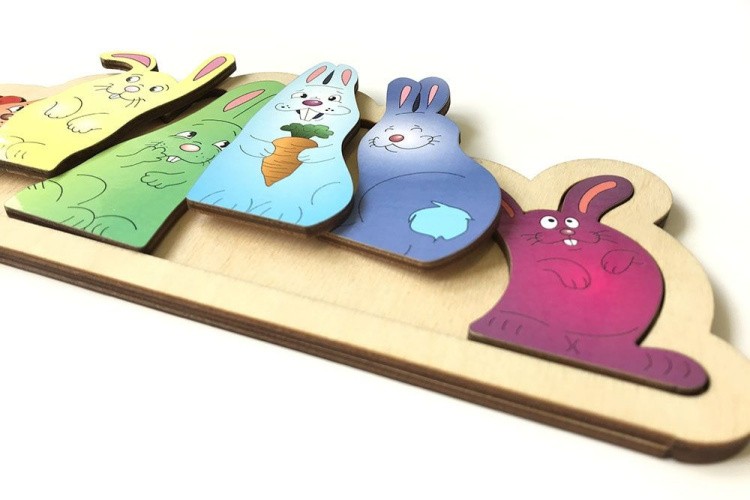 Развивающее пособие из дерева «Головоломка. Солнечные зайчики» — картинка 4