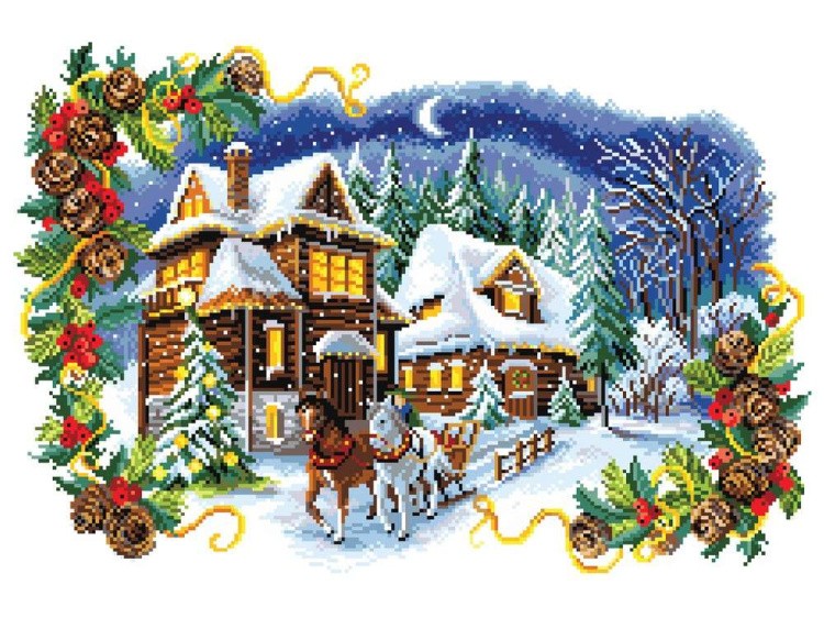 Набор для вышивания «Новогодняя сказка» — картинка 2