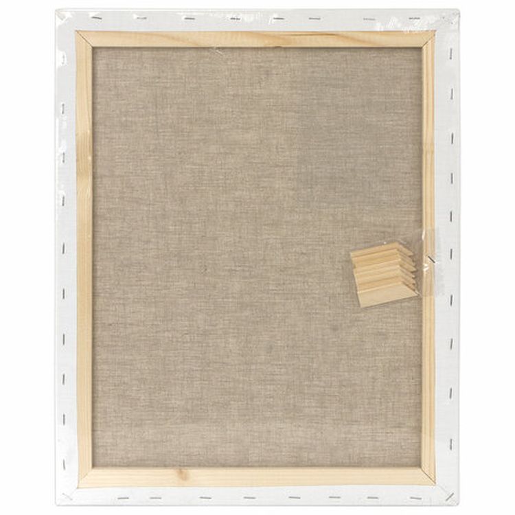 Холст на подрамнике BRAUBERG ART PREMIERE, 40х50 см, грунтованный, 100% лен, среднее зерно — картинка 3