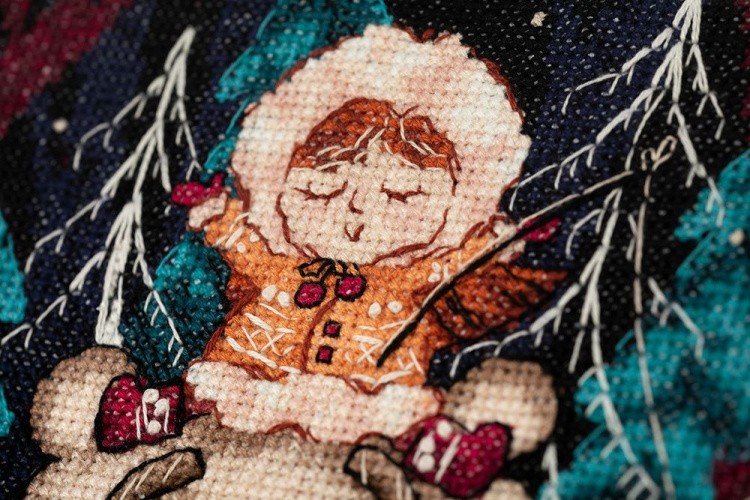 Набор для вышивания «Зимняя рыбалка» — картинка 3