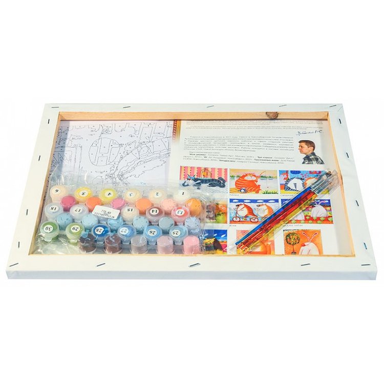 Картина по номерам «Ромашки» — картинка 3