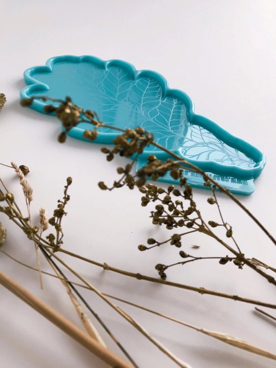 Модель №83,Силиконовый молд Лист Дуба, Средний 27х15 см, Craftsmen.store — картинка 3