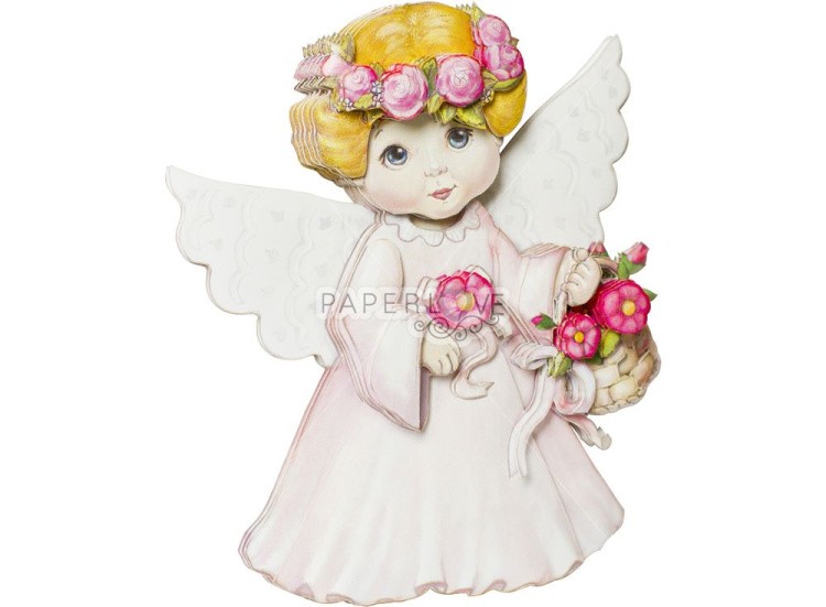 Папертоль «Ангел в розовом» — картинка 2