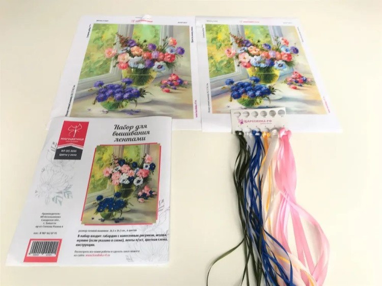 Набор для вышивания «Цветы у окна» — картинка 7