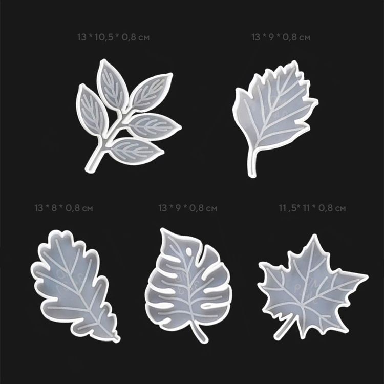 Силиконовый молд подстаканник «Лист №5», Artline — картинка 2