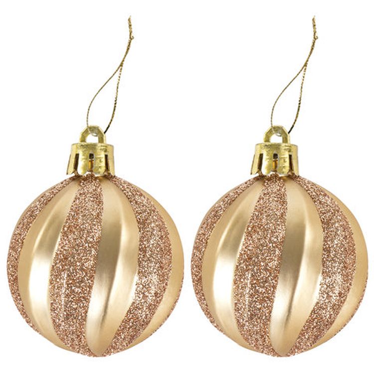 Набор украшений для ели, 39 предметов, золотистый цвет — картинка 10