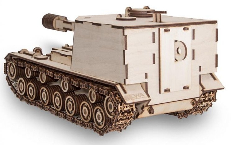 Конструктор из дерева «Танк САУ-212», Eco Wood Art — картинка 3