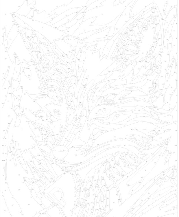 Картина по номерам «Хитрый лис в рубашке» — картинка 3