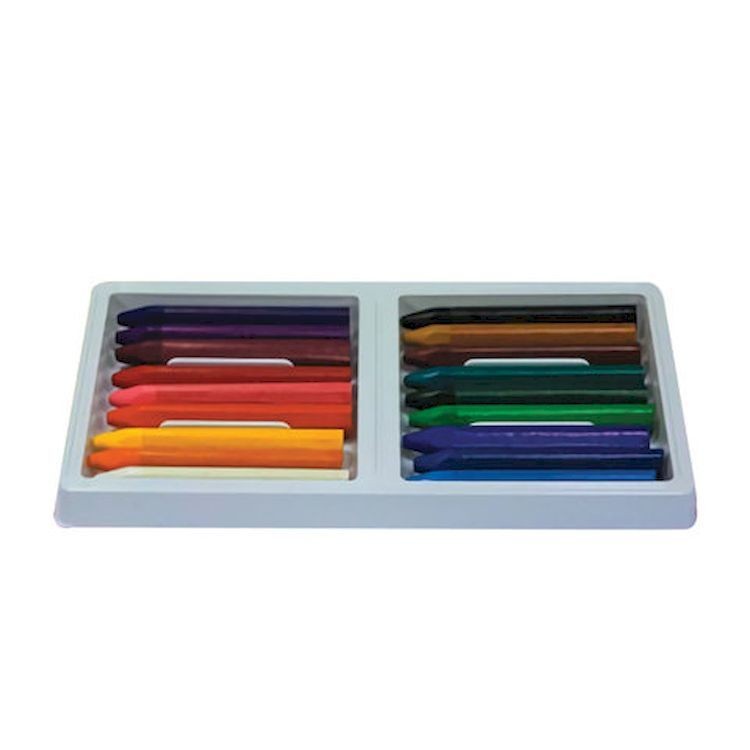 Пастель масляная художественная «Люкс», 18 цв., трехгранное сечение, Луч — картинка 2