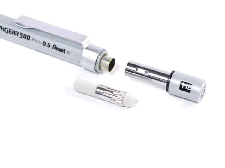 Карандаш автоматический профессиональный Graphgear 500 0,5 мм, Pentel — картинка 3
