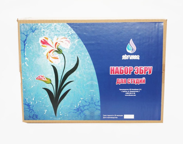 Набор для студии эбру 6 цветов, Ebrusso — картинка 2