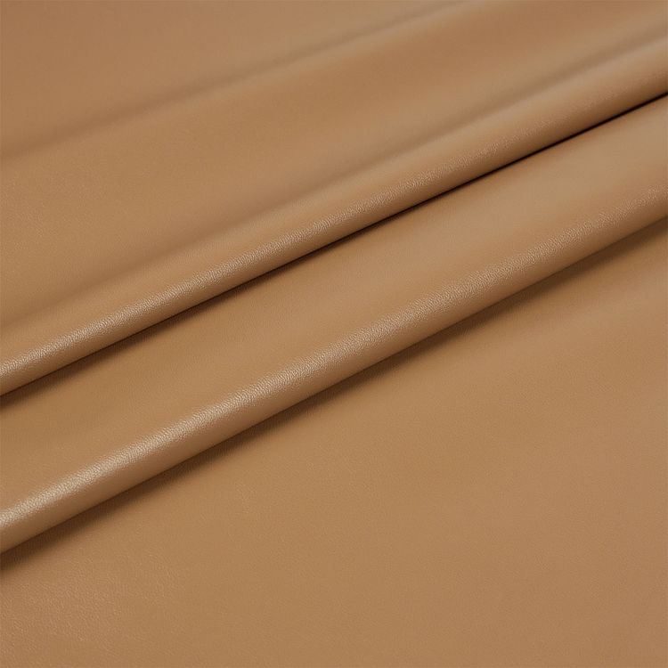 Кожа на трикотаже, 5 м x 137 см, 220 г/м², цвет: светло-коричневый, TBY — картинка 4