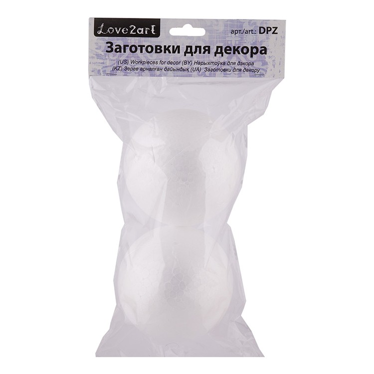 Заготовка для декорирования «Полусфера», 2 шт., Love2art — картинка 2