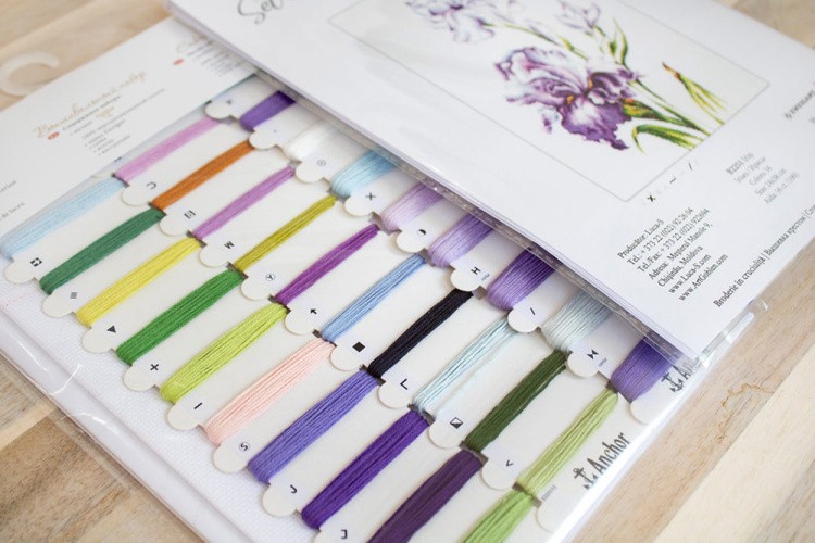 Набор для вышивания «Ирисы» — картинка 3