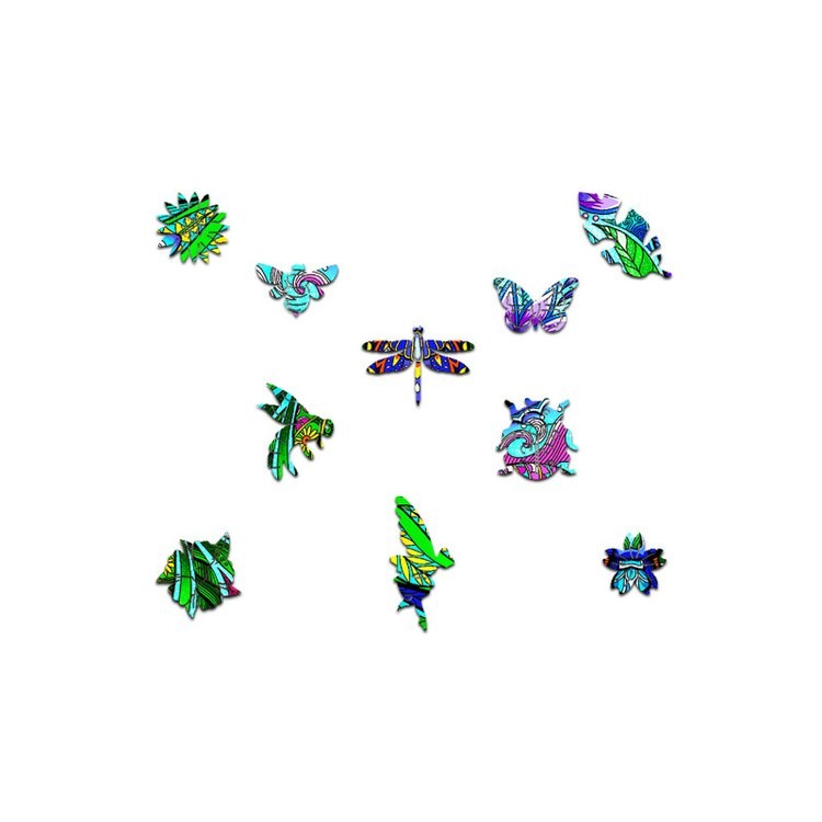 Деревянные пазлы «Стремительная Стрекоза XL», Woodbests — картинка 4