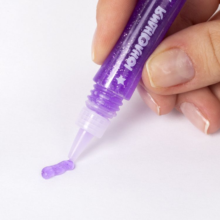 Гель с блестками, 18 цветов по 6 мл, Юнландия — картинка 5