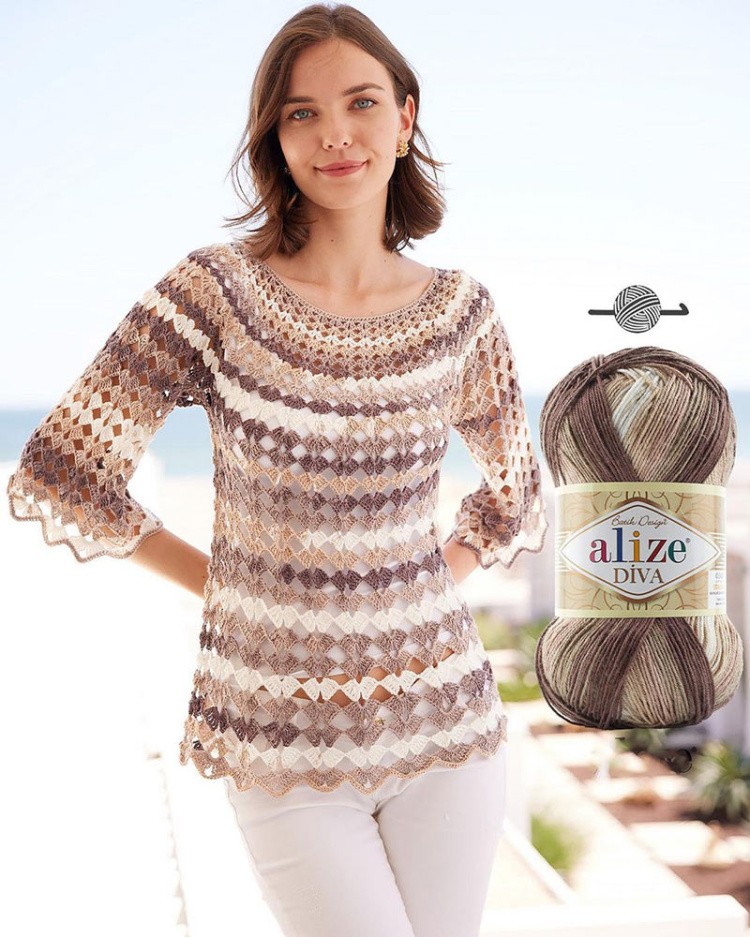 Пряжа ALIZE Diva batik design (3245), мультиколор, 5 шт. по 100 г — картинка 16