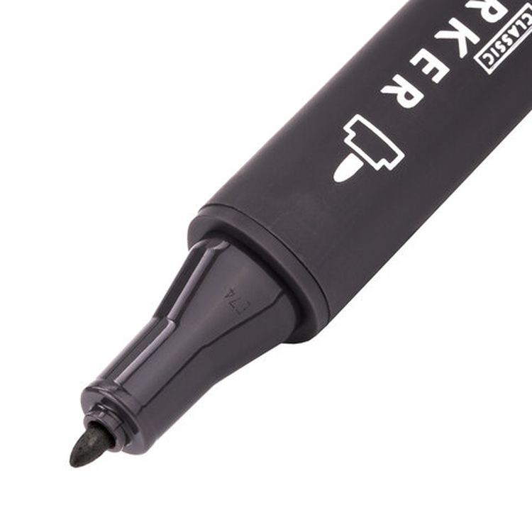 Маркер для скетчинга двусторонний 1 мм - 6 мм BRAUBERG ART CLASSIC, цвет: каштановый — картинка 4