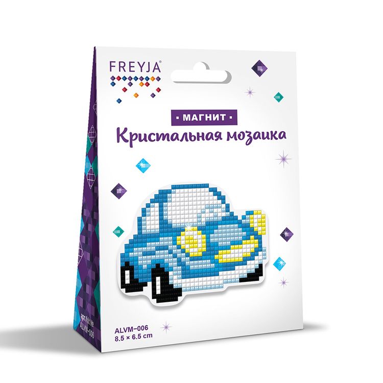 Алмазная вышивка магнит «Машинка» — картинка 2